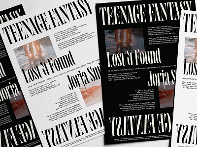 Teenage Fantasy Poster branding composition design diseño gráfico diseño visual editorial editorial design graphic design grid illustration logo poster poster design typography vector visual design