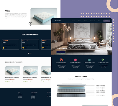 Websites for Mattress ui