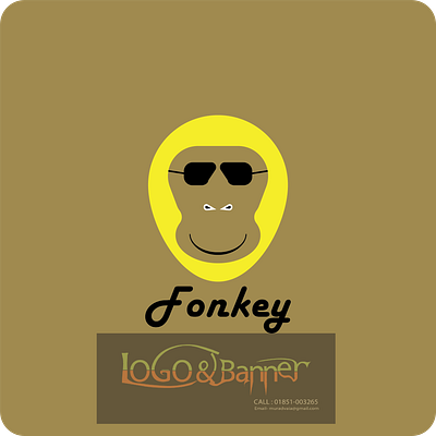 Fonkey branding graphic design illustration logo