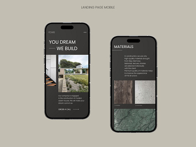 Landing page | Mobile version concept design landing mobile ui ux web webdesign