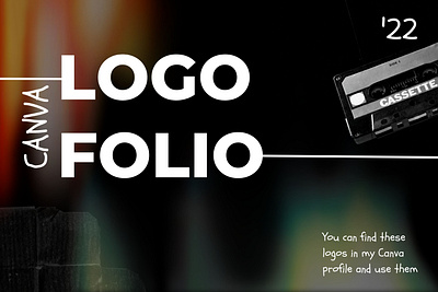 Logofolio Canva Templates aesthetics branding canva design graphic design logo templates