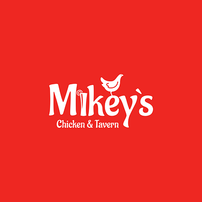 Mikey's | Logo chicken cocktail logo restaurant tavern wine