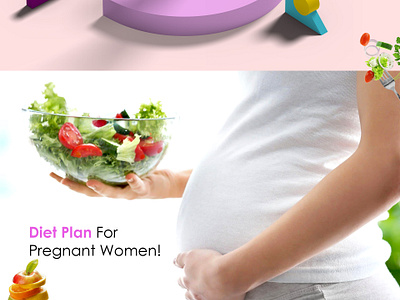 Pregnancy Diet Plan Social Media Post Design dietplan graphic design illustration nutraceutical products nutritionist post socialmedia