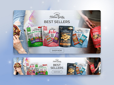 Snacks Pack Amazon Banner Design food graphic design snack