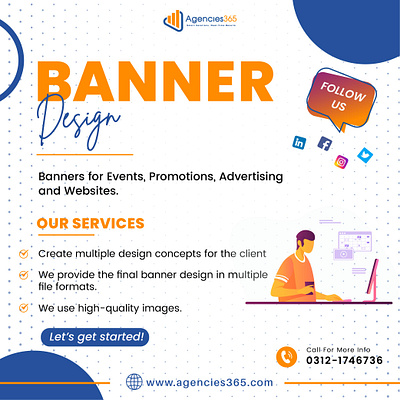 we Provide Banner Design Services for All Business 365banner 365graphics banner brochuredesign design flyers foliodesign hashtags logodesign posterdesign socialmediamarketing