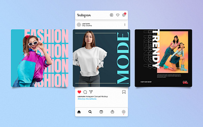 Instagram Post Template Design 3d branding creative design flyer template illustration instagram logo motion graphics post social media post ui