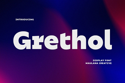 Grethol Sans Display Font creative market font fonts lettering letters maulana creative maulana font sans font sans serif typography web font website font