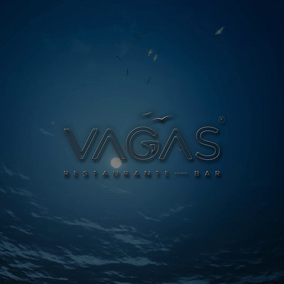 Vagas Restaurant Logo Animation after effects animation branding idealers logo motion graphics neon ocean restaurant sea waves woods