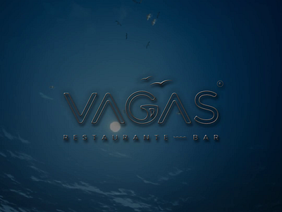 Vagas Restaurant Logo Animation after effects animation branding idealers logo motion graphics neon ocean restaurant sea waves woods