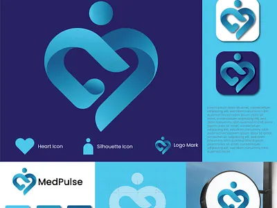 Medical Logo, Modern Logo, Brand Identity app icon logo art best logo brand design brand identity branding branding design creative logo design gradient logo graphic design illustration letter logo logo logo designer logofolio logos minimalist logo modern logo unique logo