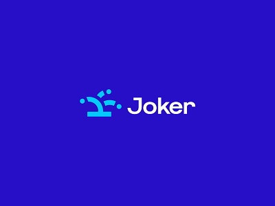 Joker - Brand identity / UI/UX blue brand brand identity joker logo software system ui ux