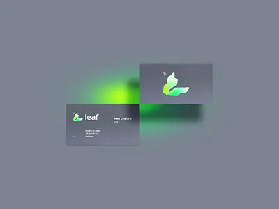 leaf Identity branding design identity logo