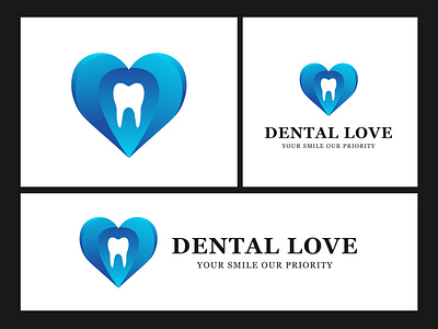 logo design for a dental clinic branding dental branding gradient logo graphic design oral health
