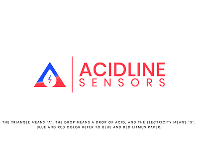 Acid Sensor Company Logo Design acid logo acid sensor logo acid testing company logo branding logo logo design minimal sensor logo