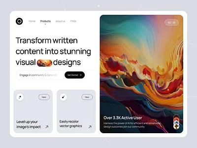 Web Header : Website Design/Landing page clean header hero homepage interface landing landing page saas uiux uiux design user experience user interface web web design web header website design