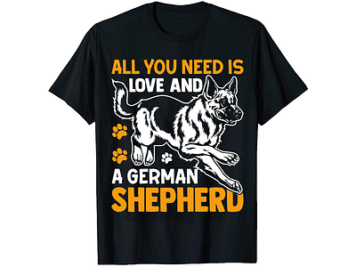 All You Need Is Love And, German Shepherd T-Shirt Design bulk t shirt desig bulk t shirt design custom t shirt custom t shirt design design graphic design graphic t shirt design illustration merch design t shirt design t shirt design free t shirt design gril t shirt design ideas t shirt design online t shirt design software t shirt design template trendy t shirt desthgn typography t shirt design typography t shirt design vintage t shirt design
