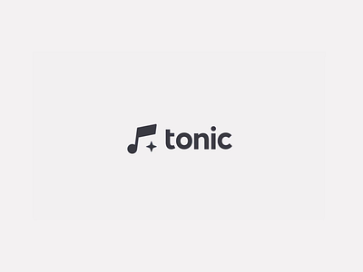 Tonic Logo animation brand identity logo motion music practice tonic visual