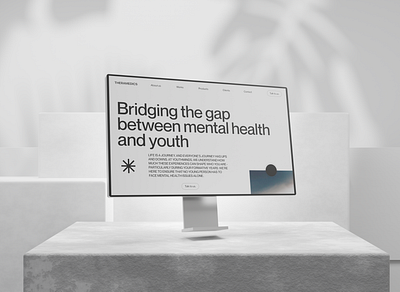 UI design for Mental health community blockchain branding defi design illustration logo metal health ui uiux web3 website wellness