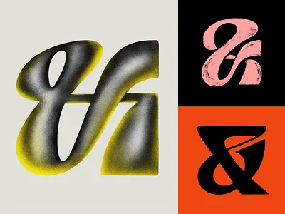 Ampersands branding design dribbble graphic design illustration logo vector