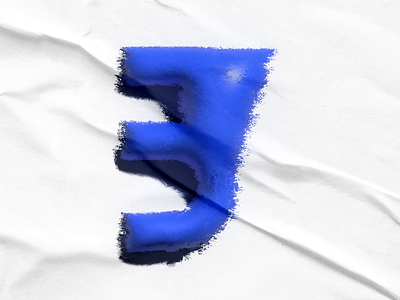 Letter 3 letter 3 logo number