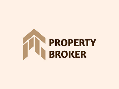 Property Broker Logo branding design graphic design home house illustration leasing logo minimal property real estate vector