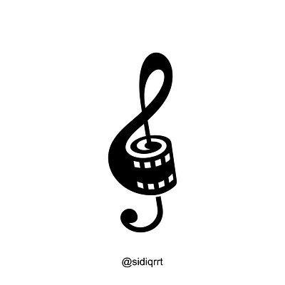 MUSIC FILM design film graphic design icon illustration logo minimal movie music