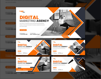 Facebook Cover banner Web banner template agency banner business business ads company corporate design digital marketing facebook facebook ad facebook ads facebook banner facebook cover facebook page facebook post fb fb cover template web banner website header