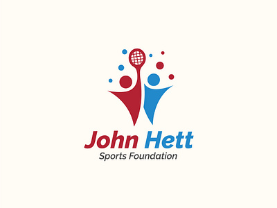 John Hett Logo Design. brandidentity branding business design flat graphic design logo logodesign logodesigner logofolio logomaker logomark logos logotype modern professional racket sports tennis vector