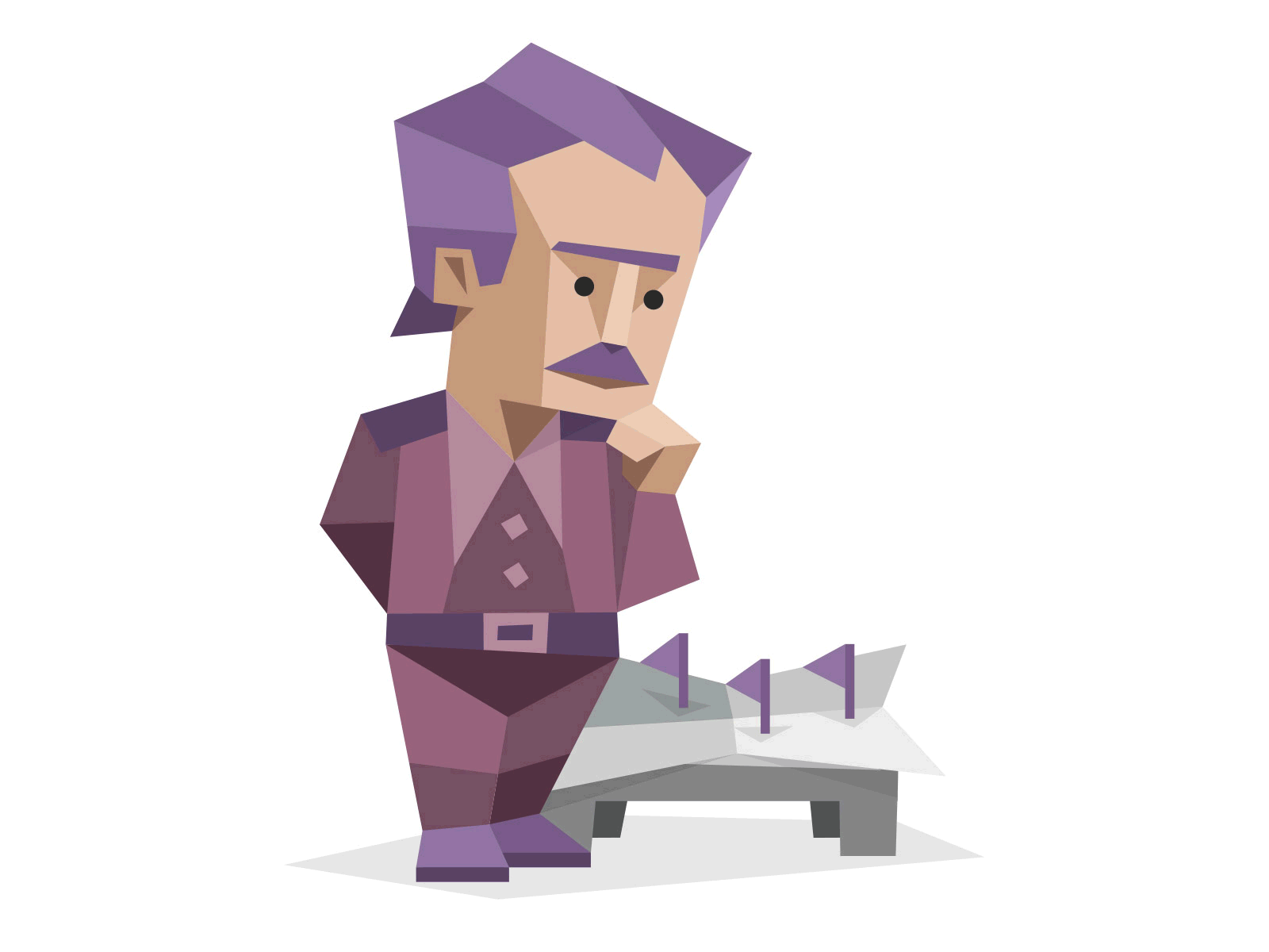 16 Personalities Architect 16 personalities after effects analysts animation architect bodymovin character animation design gif illustrator infg a intg t layers lottie neris path shapes thinker