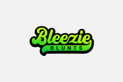 BLEEZIE LOGO MOCKUP FILE logo mylar bag design