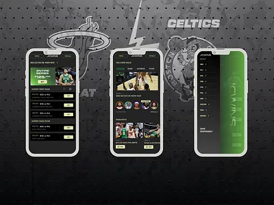 If you like making money JCWINS application betting boston celtics design heat interface miami nba nfl soccer sport betting sports