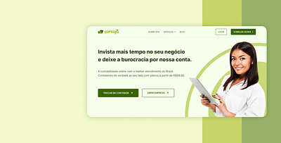 Contabilidade • Landing Page