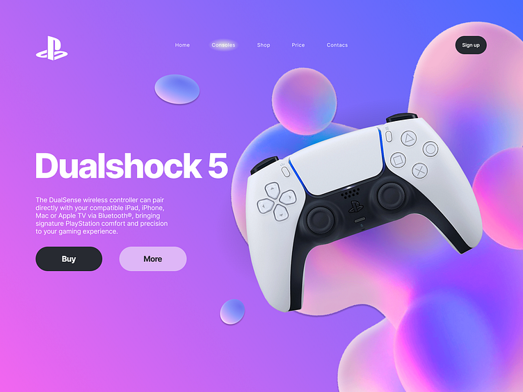 Dualshock 5 by Nikita Smagin on Dribbble
