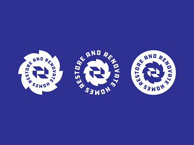 Restore and Renovate Homes Logo branding design logo typography