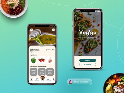 App Design. Veg'go 🥦🥕 app application applicationdesign branding challenge design design design dinterface fléxitarien graphic design inspiration interface ui ux ux ui végétarien web designer webdesign