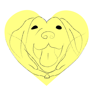 Love Dog Logo Idea branding design drawing graphic design illustration logo