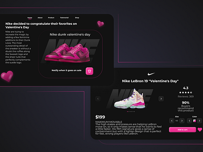 Sneaker store web app app design blur branding design gradient illustration pink shoose sneaker sneakerstore store ui ux web webdesighn