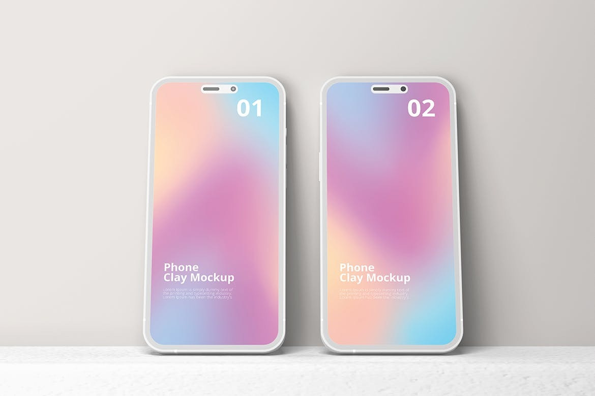 iPhone 14 Pro Clay Mockup abstract clean device display laptop mac macbook mockup phone phone mockup presentation realistic simple smartphone theme ui ux web webpage website