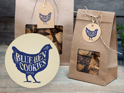 Blue Hen Cookies bakery brand brand design branding business cookies cooking culinary design logo logo design wholesale