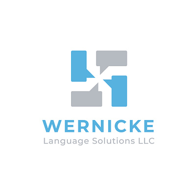 Wernicke Language Solutions Logo Design app branding design graphic design illustration logo typography ui ux vector