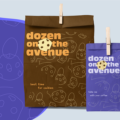 🍪 Dozen On The Avenue 🍪 branding dailyui day design illustration logo packaging packagingdesign page ui ux