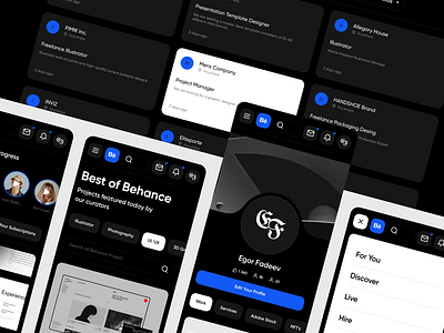 Behance - redesign branding design graphic design logo ui ux webdesign