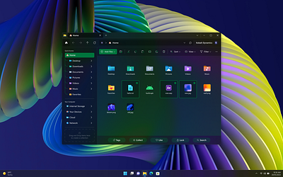 Windows 11 File Explorer Concept app design ui ux