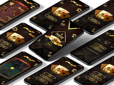 Online Poker App Design Concept app designs casino app chips concept designs game graphic design poker poker app