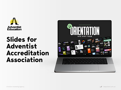 Slides for Adventist Accreditation Association branding christian design graphic design presentation slides