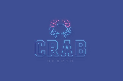 Crab Sports Brand Identity branding branding design design graphic design illustration logo logo design vector