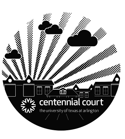 Centennial Court artwork design graphic design illustration logo t shirt