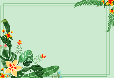 background tropical animation background graphic design tropical