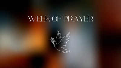 Week of Prayer 2023 Suite church graphic design social media