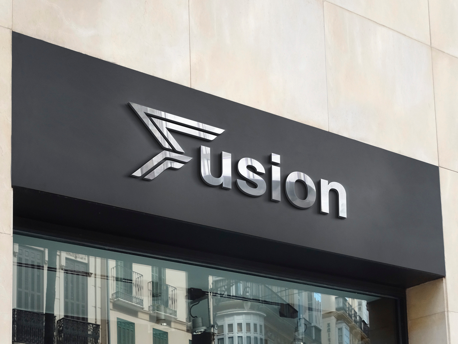 Fusion Logo Design (Unused) by MD. Mustakim Hossain on Dribbble